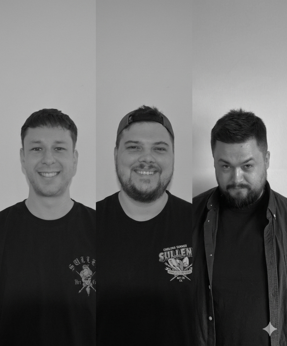 Gruppenbild - Gregor, Mario, Radu